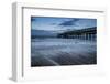 Dawn Landscape of Pier Stretching out into Sea-Veneratio-Framed Photographic Print