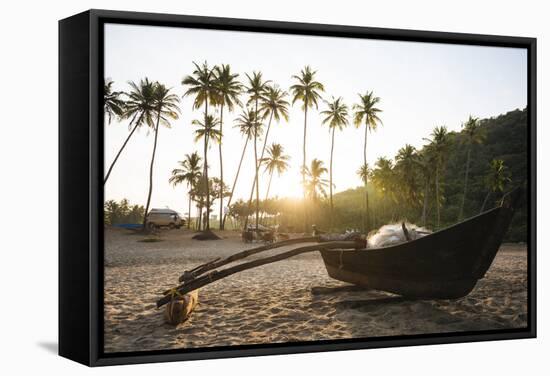 Dawn Light at Agonda Beach, Goa, India, South Asia-Ben Pipe-Framed Stretched Canvas