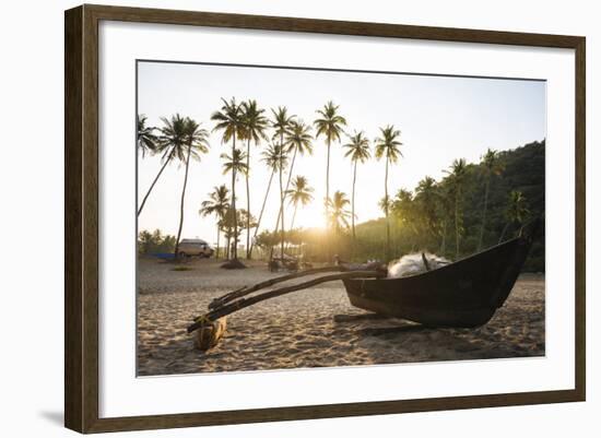 Dawn Light at Agonda Beach, Goa, India, South Asia-Ben Pipe-Framed Photographic Print