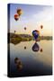 Dawn Light at Prosser Balloon Rally, Prosser, Washington, USA-Richard Duval-Stretched Canvas