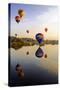 Dawn Light at Prosser Balloon Rally, Prosser, Washington, USA-Richard Duval-Stretched Canvas