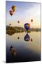 Dawn Light at Prosser Balloon Rally, Prosser, Washington, USA-Richard Duval-Mounted Photographic Print