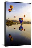 Dawn Light at Prosser Balloon Rally, Prosser, Washington, USA-Richard Duval-Framed Stretched Canvas