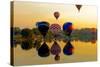 Dawn Light at Prosser Balloon Rally, Prosser, Washington, USA-Richard Duval-Stretched Canvas