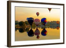 Dawn Light at Prosser Balloon Rally, Prosser, Washington, USA-Richard Duval-Framed Photographic Print