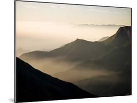 Dawn Light from Top Station, Kerala, India, South Asia-Ben Pipe-Mounted Photographic Print