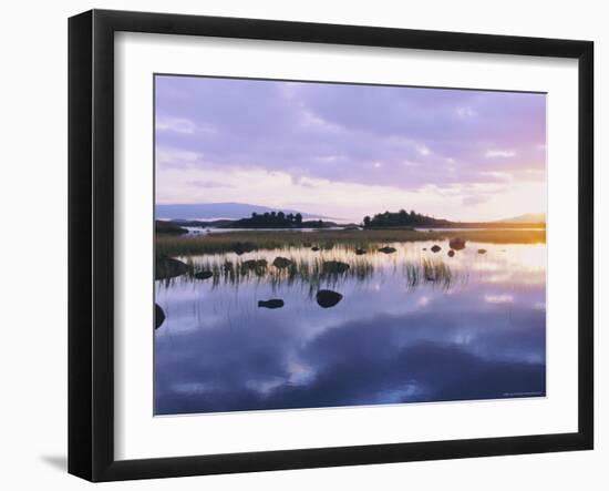 Dawn Light on Loch Ba on Desolate Rannoch Moor, Highlands, Scotland-Louise Murray-Framed Photographic Print