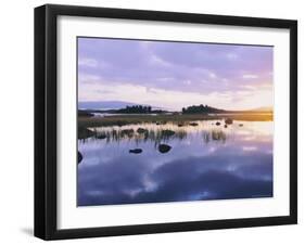 Dawn Light on Loch Ba on Desolate Rannoch Moor, Highlands, Scotland-Louise Murray-Framed Photographic Print