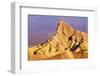 Dawn Light on Manly Beacon from Zabriskie Point, Death Valley National Park. California Usa-Russ Bishop-Framed Photographic Print