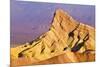 Dawn Light on Manly Beacon from Zabriskie Point, Death Valley National Park. California Usa-Russ Bishop-Mounted Photographic Print