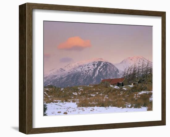 Dawn Light on the Mountains of Skye from Galltair on the Mainland, Glenelg, Scotland-Pearl Bucknall-Framed Photographic Print