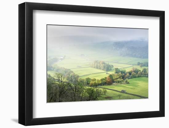 Dawn light over Arncliffe village in Littondale, North Yorkshire, England-John Potter-Framed Photographic Print