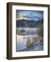 Dawn light over Glenridding on Ullswater, Lake District National Park, Cumbria, England-John Potter-Framed Photographic Print