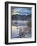 Dawn light over Glenridding on Ullswater, Lake District National Park, Cumbria, England-John Potter-Framed Photographic Print