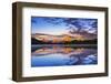 Dawn light over the Tetons from Oxbow Bend, Grand Teton National Park, Wyoming, USA.-Russ Bishop-Framed Photographic Print