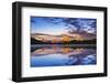 Dawn light over the Tetons from Oxbow Bend, Grand Teton National Park, Wyoming, USA.-Russ Bishop-Framed Photographic Print