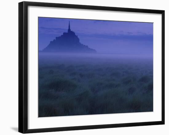 Dawn, Mist and Field, Normandy, France-Walter Bibikow-Framed Photographic Print