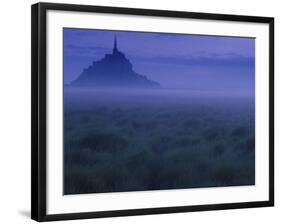 Dawn, Mist and Field, Normandy, France-Walter Bibikow-Framed Photographic Print