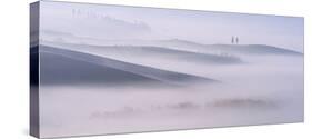 Dawn Mist in Val d’Orcia, Tuscany-Andy Mumford-Stretched Canvas