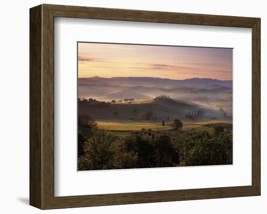 Dawn Mist Rising-Michael Hudson-Framed Art Print