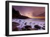 Dawn Monument Cove-Michael Hudson-Framed Art Print