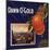 Dawn O Gold Brand - California - Citrus Crate Label-Lantern Press-Mounted Art Print