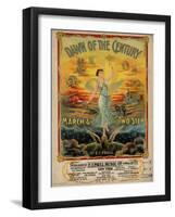 Dawn of the Century March & Two Step, Sam DeVincent Collection, National Museum of American History-null-Framed Art Print