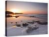 Dawn on Kennack Sands on the Lizard Peninsula in Cornwall, England, United Kingdom, Europe-Julian Elliott-Stretched Canvas