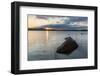 Dawn on Lake Umbagog in Errol, New Hampshire.-Jerry & Marcy Monkman-Framed Photographic Print