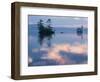 Dawn on Lake Winnepesauke, Moultonboro Neck, Moultonboro, New Hampshire, USA-Jerry & Marcy Monkman-Framed Photographic Print