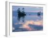 Dawn on Lake Winnepesauke, Moultonboro Neck, Moultonboro, New Hampshire, USA-Jerry & Marcy Monkman-Framed Photographic Print