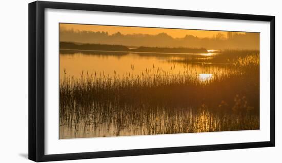 Dawn on the River Alde-Martin Wilcox-Framed Photographic Print