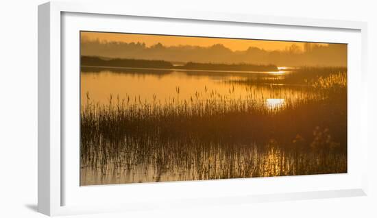 Dawn on the River Alde-Martin Wilcox-Framed Photographic Print