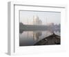 Dawn on the Taj Mahal from Yamuna River, UNESCO World Heritage Site, Agra, Uttar Pradesh, India-Ben Pipe-Framed Photographic Print