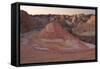 Dawn Over A Unique Multi Colored Formation Known As Crazy Hill In Valley Of Fire State Park, Nevada-Austin Cronnelly-Framed Stretched Canvas