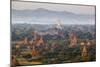 Dawn over Ancient Temples from Hot Air Balloon-Stuart Black-Mounted Photographic Print