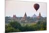 Dawn over Ancient Temples from Hot Air Balloon-Stuart Black-Mounted Photographic Print