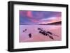 Dawn over beach near Horgabost, Isle of Harris, Scotland-null-Framed Photographic Print