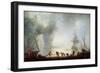 Dawn over Capri. Mist, C1745-Claude Joseph Vernet-Framed Giclee Print