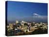 Dawn over Chimborazo, Ecuador's Highest Mountain at 6310M-Julian Love-Stretched Canvas