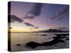 Dawn Over Clew Bay and Croagh Patrick Mountain, Connacht, Republic of Ireland (Eire)-Gary Cook-Stretched Canvas