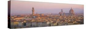 Dawn Over Florence Showing the Duomo and Uffizi, Tuscany, Italy-Lee Frost-Stretched Canvas