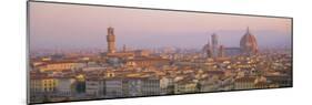 Dawn Over Florence Showing the Duomo and Uffizi, Tuscany, Italy-Lee Frost-Mounted Photographic Print