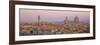 Dawn Over Florence Showing the Duomo and Uffizi, Tuscany, Italy-Lee Frost-Framed Photographic Print