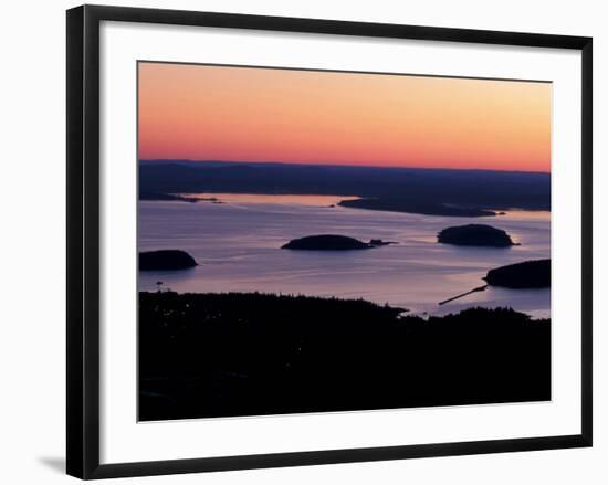 Dawn over Frenchman Bay, Acadia National Park, Maine, USA-Jerry & Marcy Monkman-Framed Photographic Print