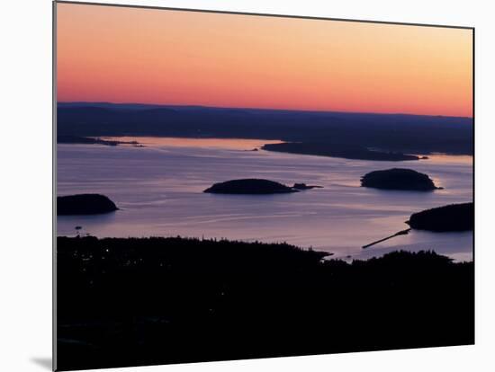 Dawn over Frenchman Bay, Acadia National Park, Maine, USA-Jerry & Marcy Monkman-Mounted Photographic Print