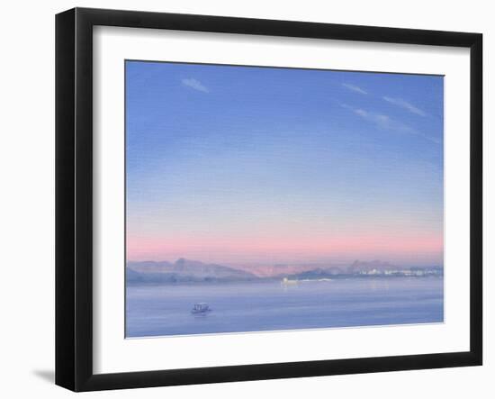 Dawn over Lake Piccola-Derek Hare-Framed Giclee Print
