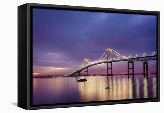 Dawn over Newport-Michael Blanchette Photography-Framed Stretched Canvas