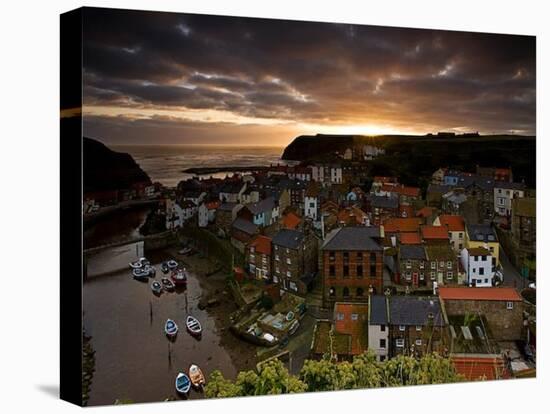 Dawn over Staithes-Doug Chinnery-Stretched Canvas