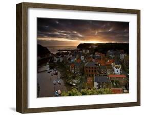 Dawn over Staithes-Doug Chinnery-Framed Photographic Print